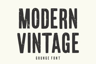 Modern Vintage Font: Retro Style Meets Contemporary Design