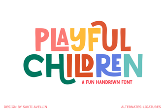 Playful Children Font Ideas for Creative and Fun Designs