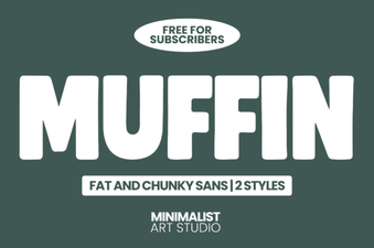 Muffin Font: a Sweet and Playful Typeface for Creative Projects