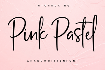 Pink Pastel Font Ideas for Creative Design Projects