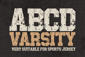 Abcd Varsity Font - Classic Slab Serif Free Download